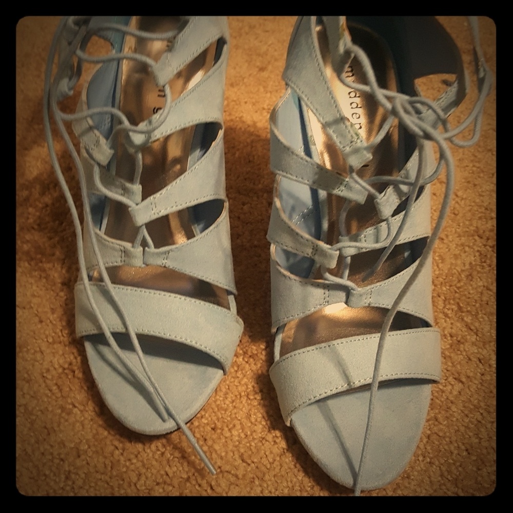Baby blue Steve Madden Sandals